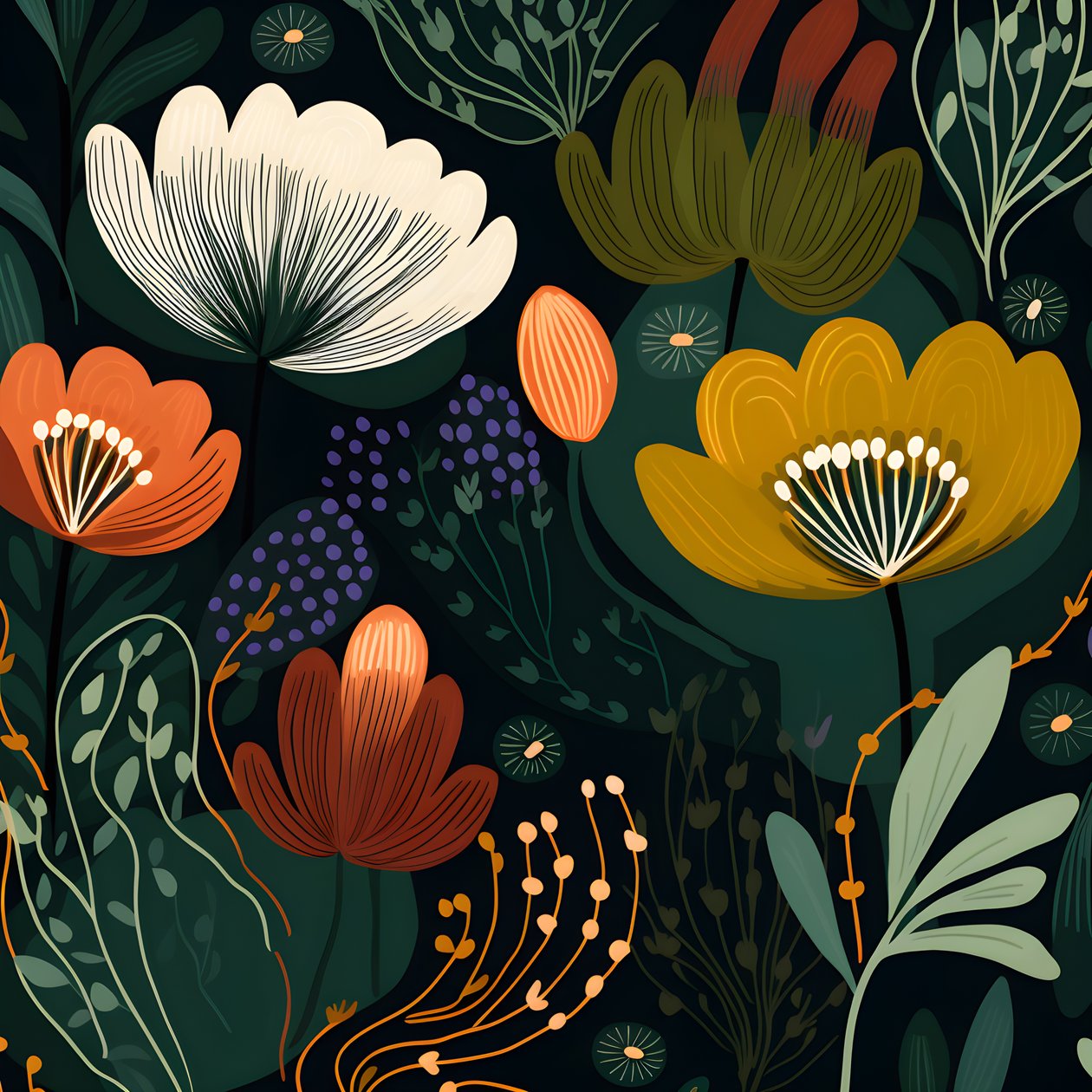 nykyaikaisia ​​abstrakteja muotoja Marimekko 2 tekijältä Kurt Heppke