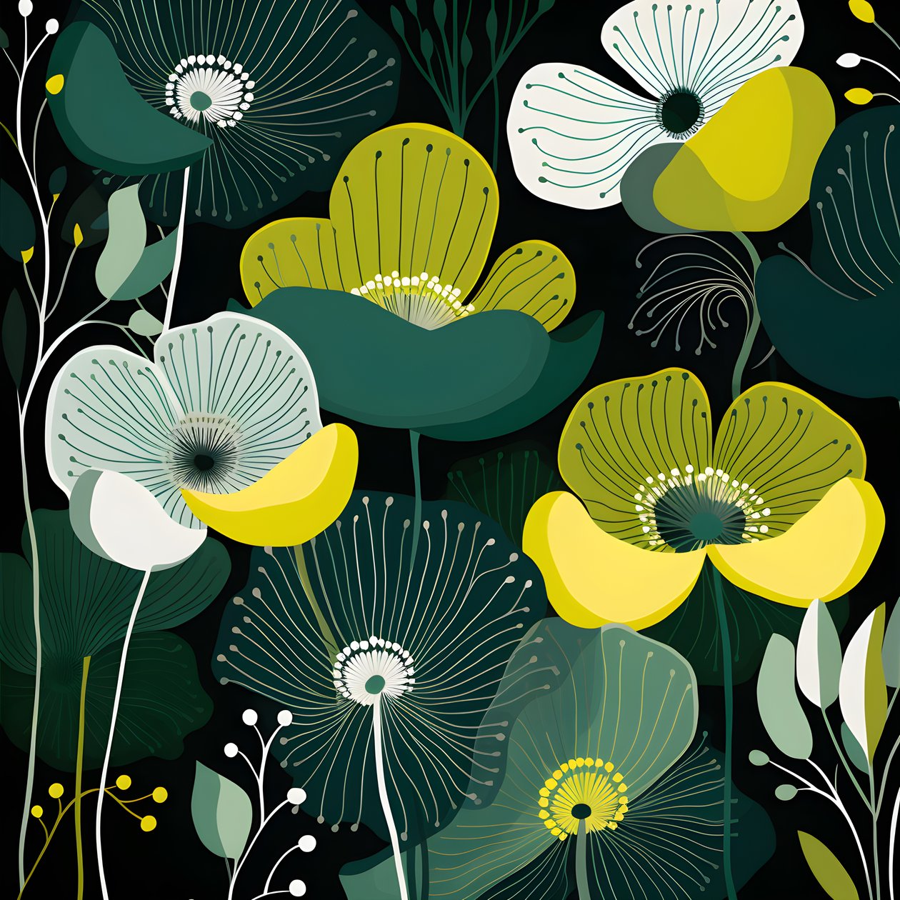 nykyaikaisia ​​abstrakteja muotoja Marimekko 4 tekijältä Kurt Heppke