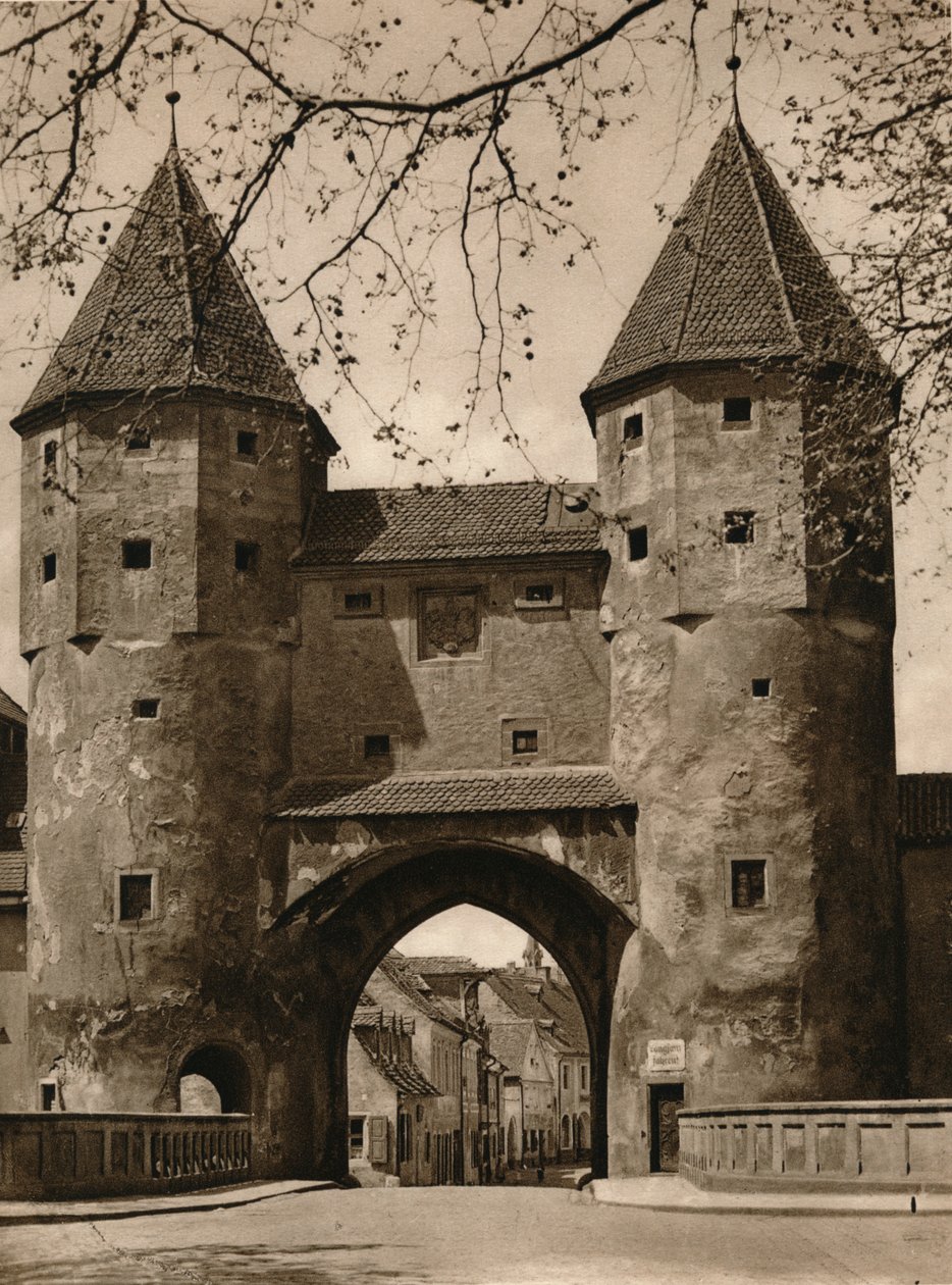 Amberg. Nabburger Tor, 1931 tekijältä Kurt Hielscher