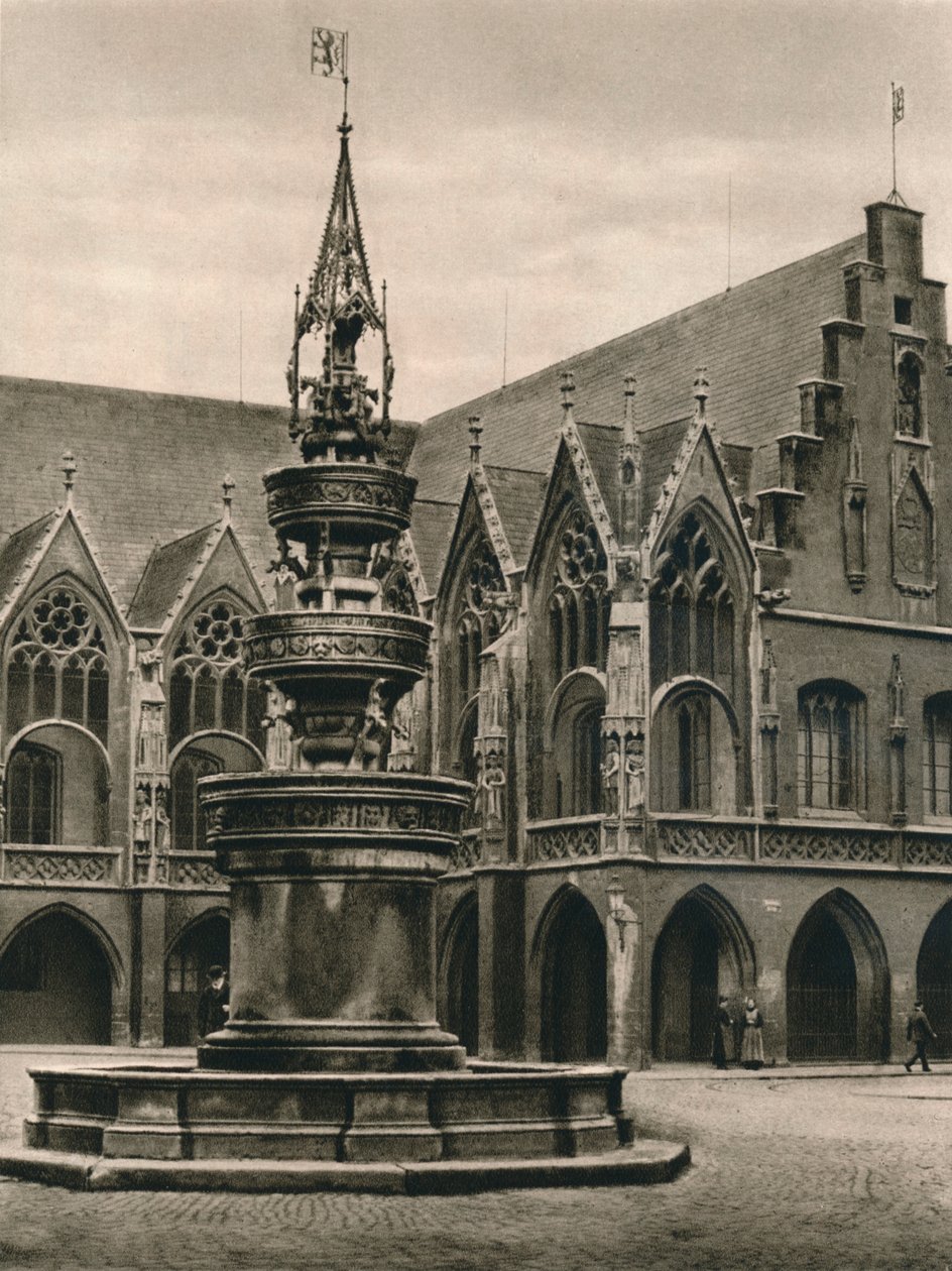 Braunschweig, vanhan kaupungin kaupungintalo, 1931 tekijältä Kurt Hielscher