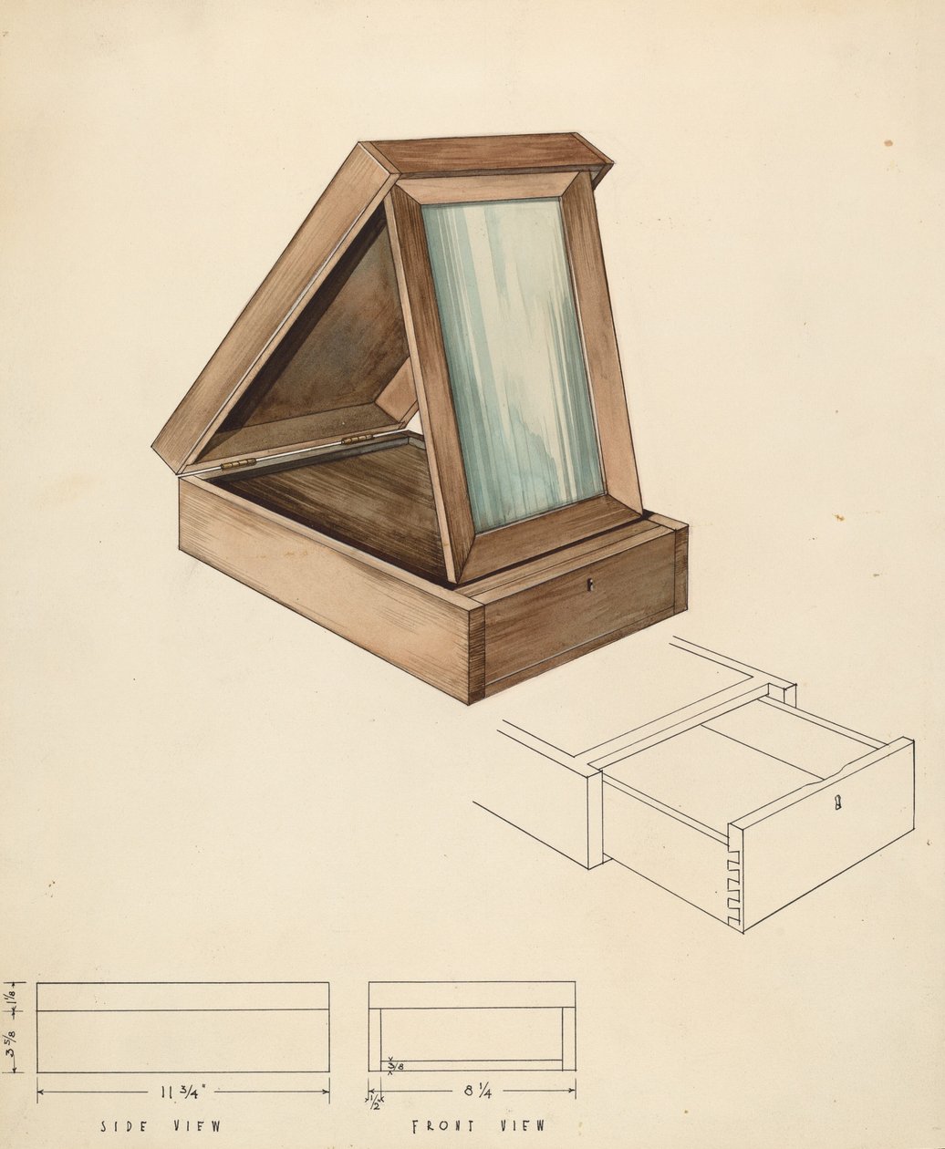 Bishop Hill: Dressing Case, 1936. tekijältä Kurt Melzer