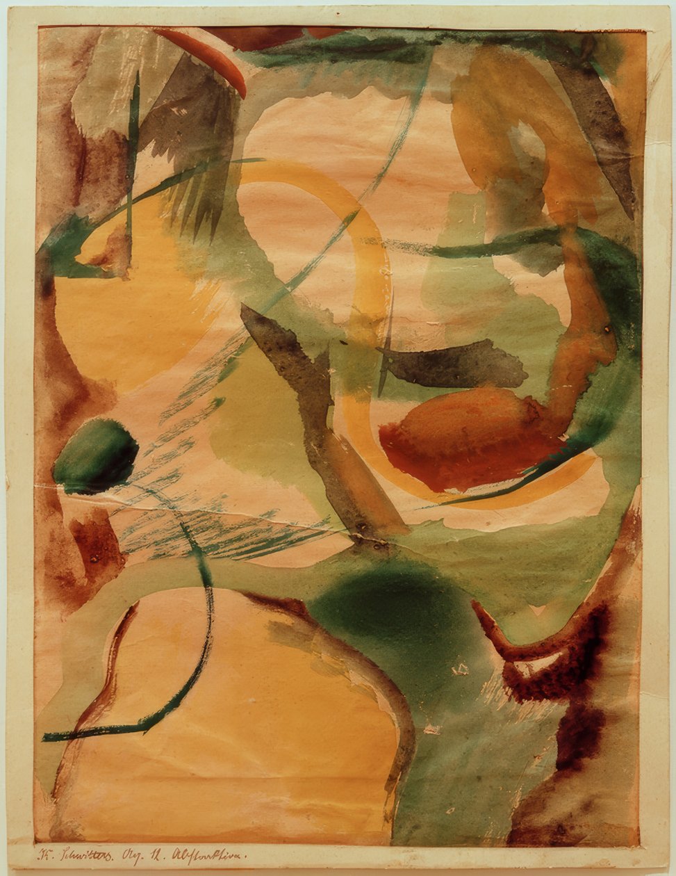 Aq. 12 Abstraktio tekijältä Kurt Schwitters