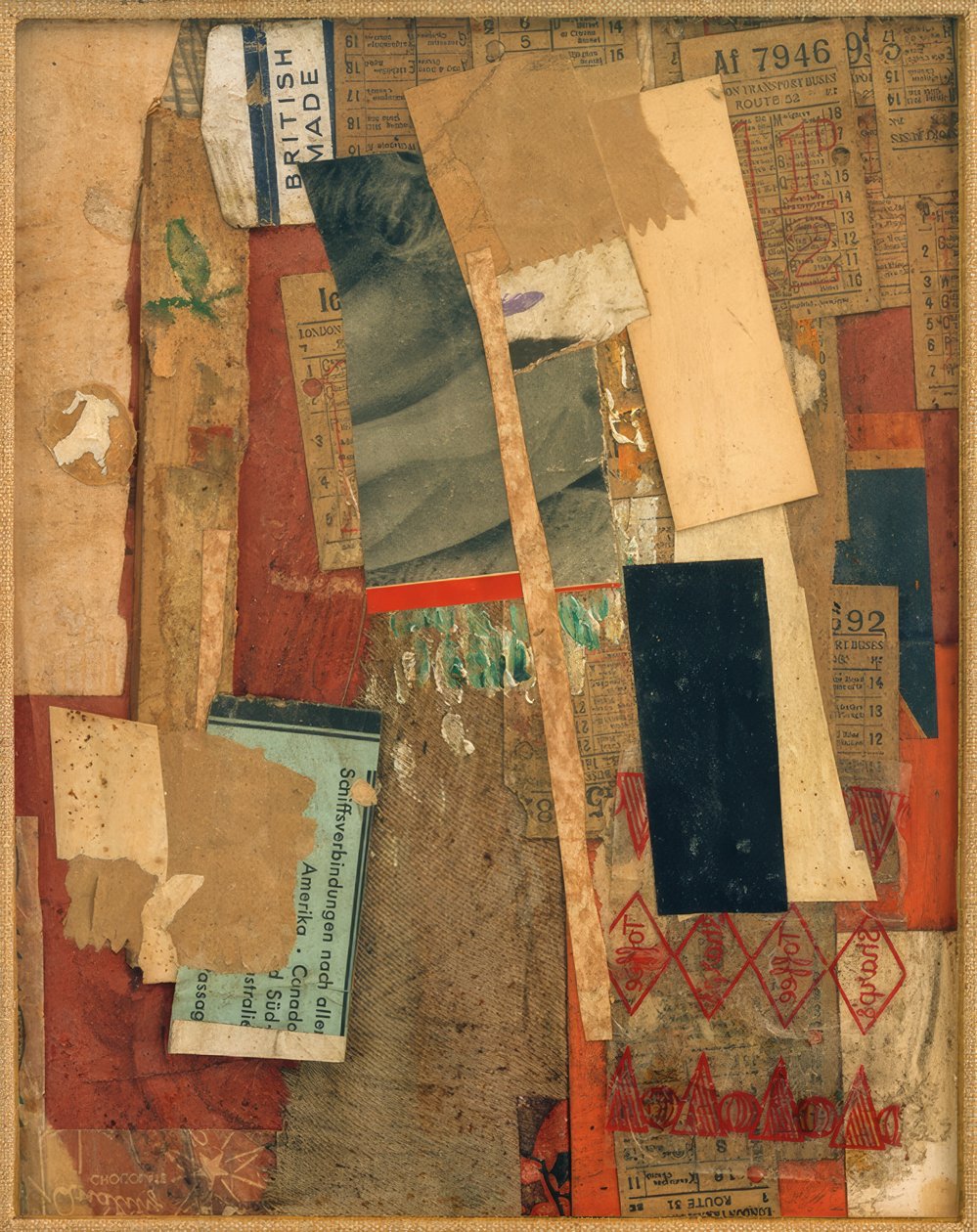 brittiläinen valmistettu tekijältä Kurt Schwitters