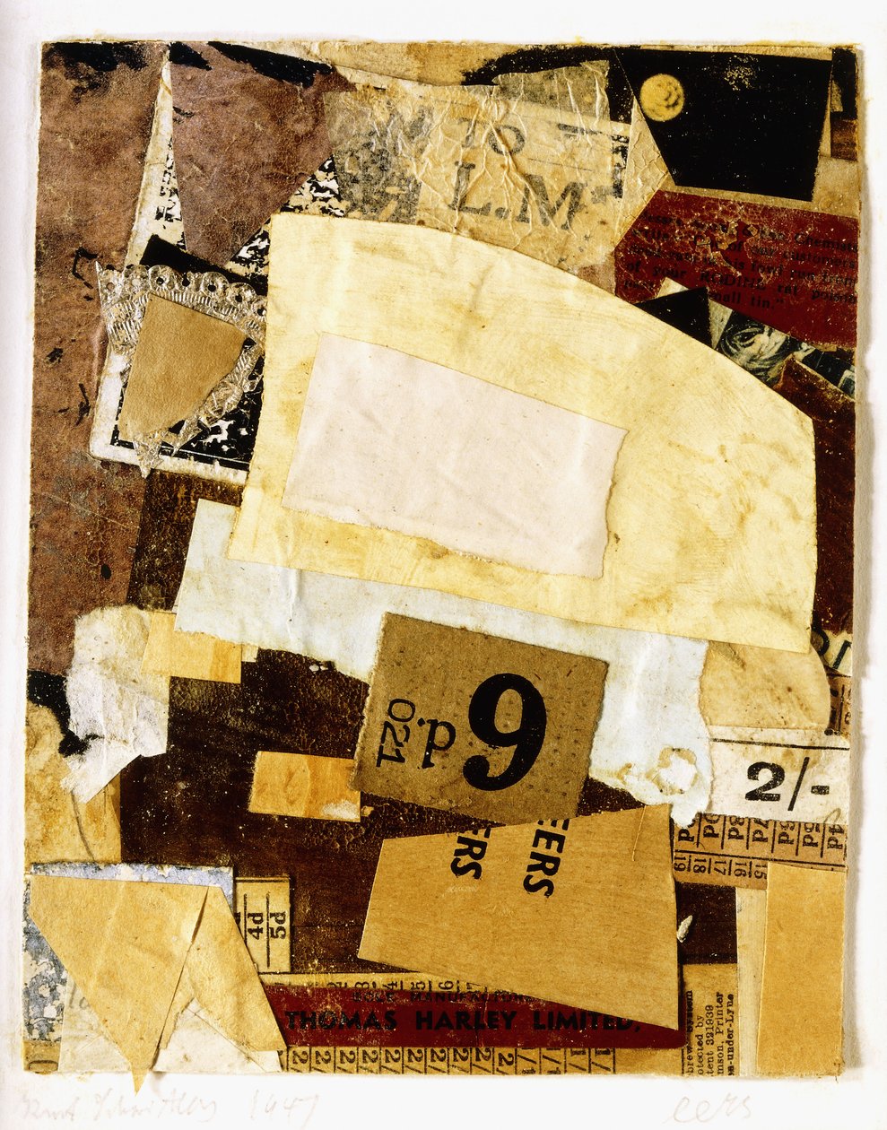 Ensimmäinen, 1947 tekijältä Kurt Schwitters
