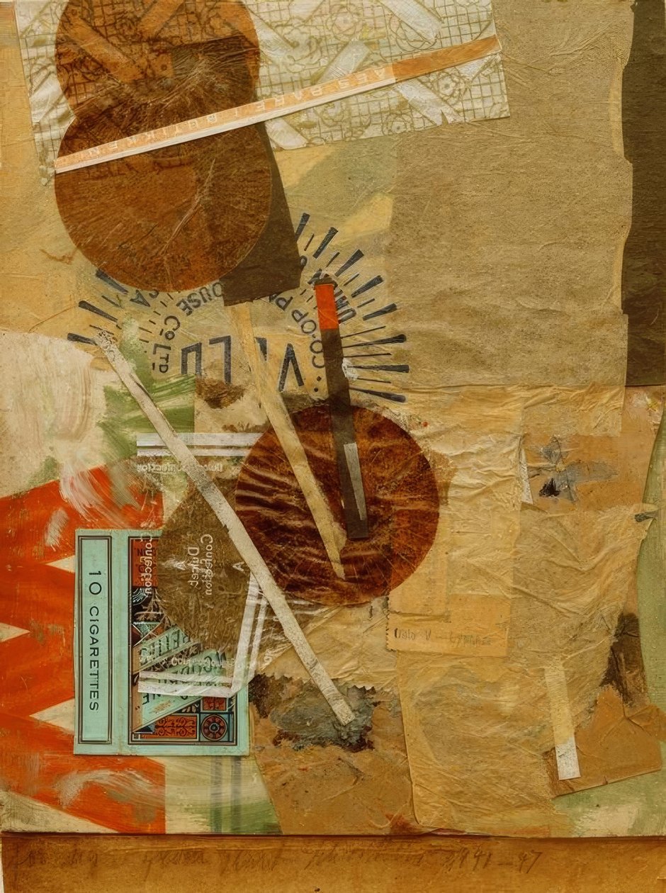 Higu (Merz-piirustus) tekijältä Kurt Schwitters