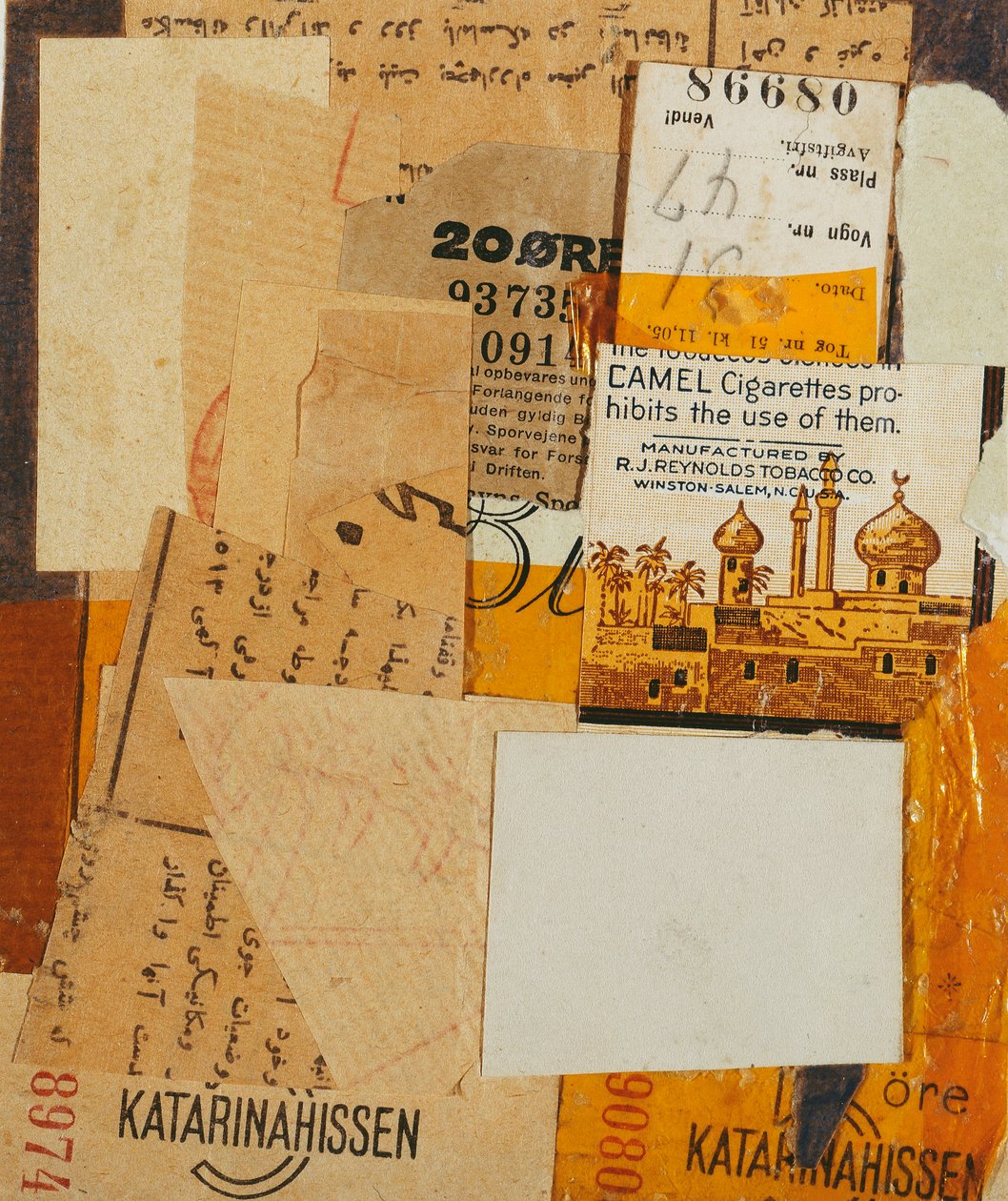 Katarinahissen, 1936 tekijältä Kurt Schwitters