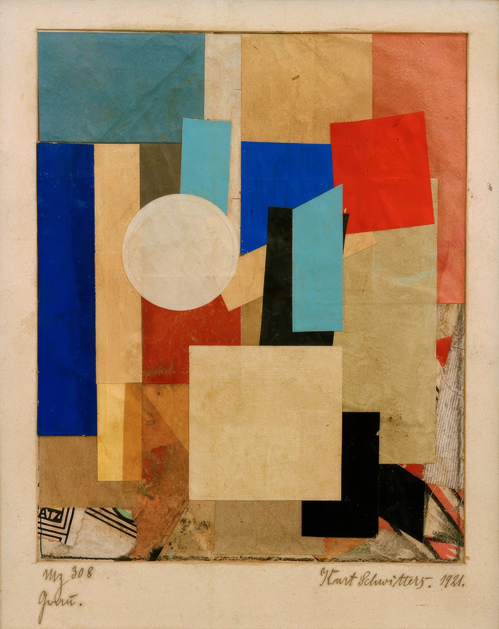MZ 308 harmaa tekijältä Kurt Schwitters
