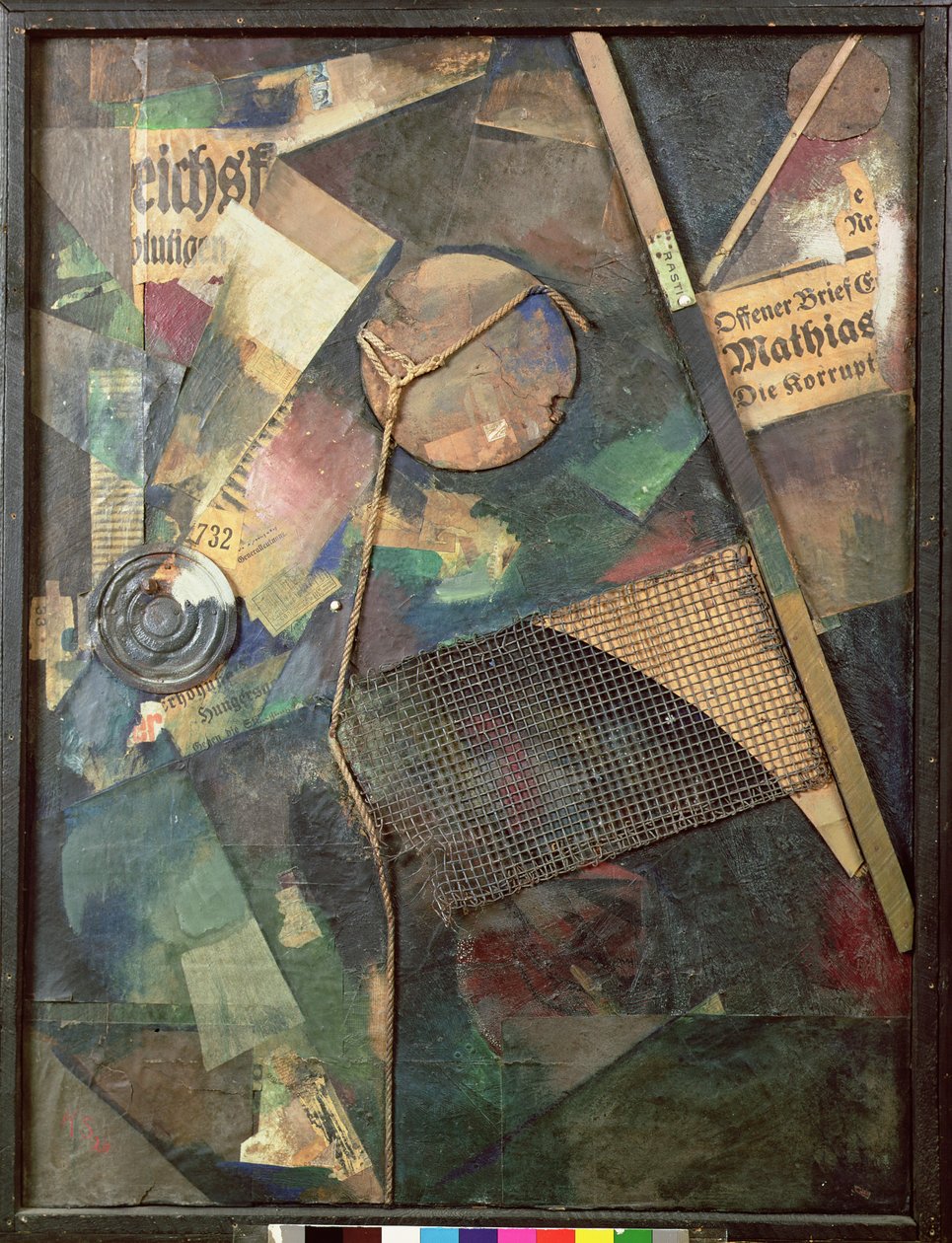 Merzbild tekijältä Kurt Schwitters