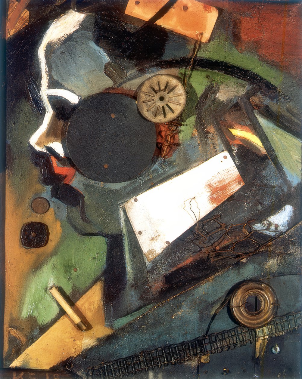 Merzbild 1A (lääkäri) tekijältä Kurt Schwitters