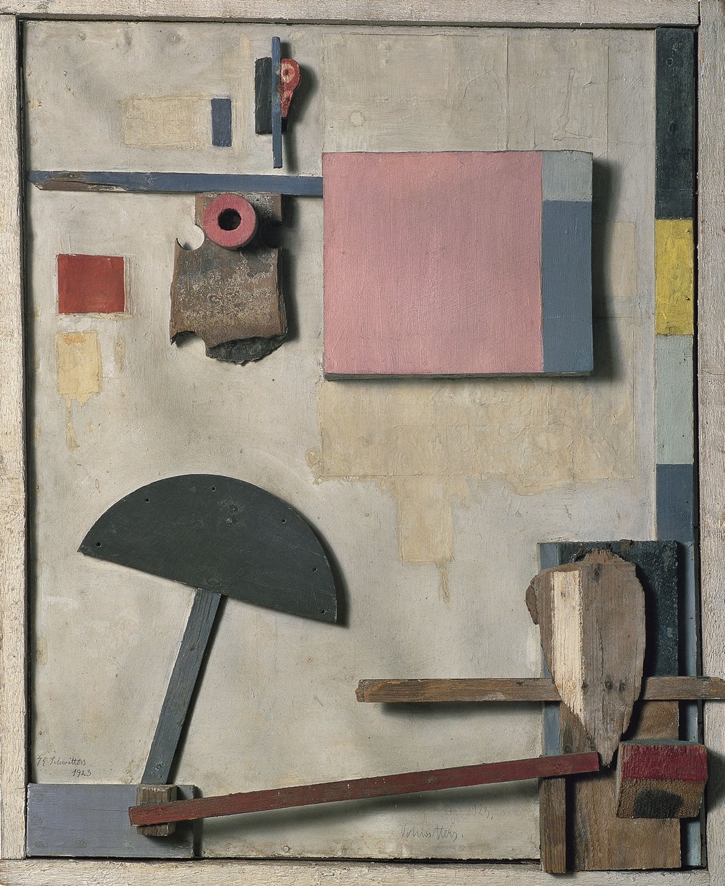 Merzbild Kijkduin, 1923 tekijältä Kurt Schwitters