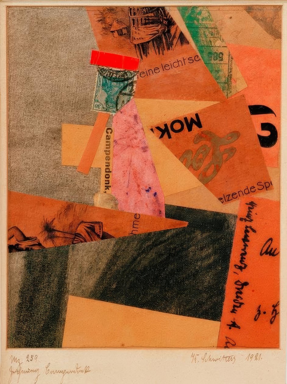 Mz 259 Zeichnung Campendonk tekijältä Kurt Schwitters