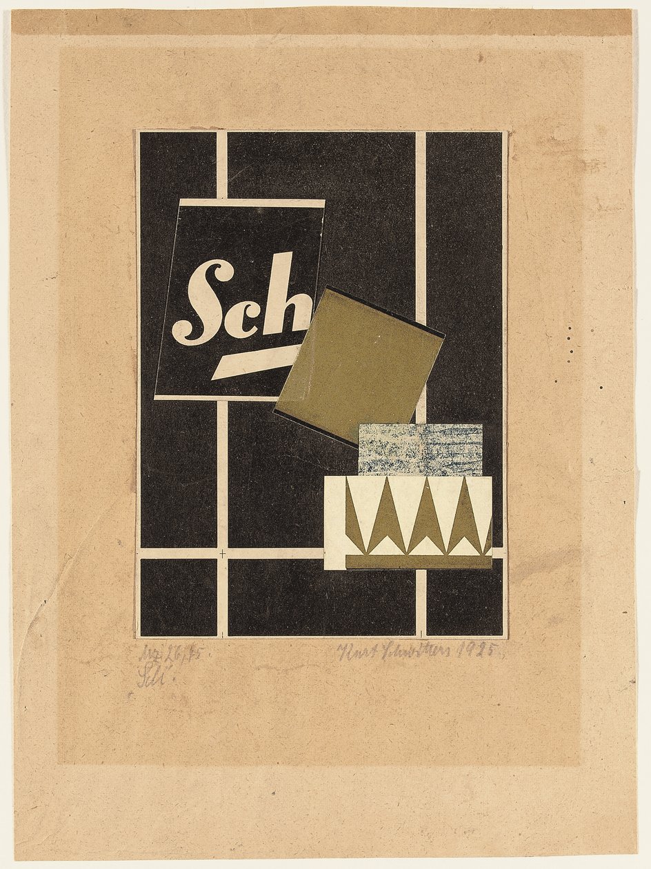 Mz 26.45 Sch. tekijältä Kurt Schwitters