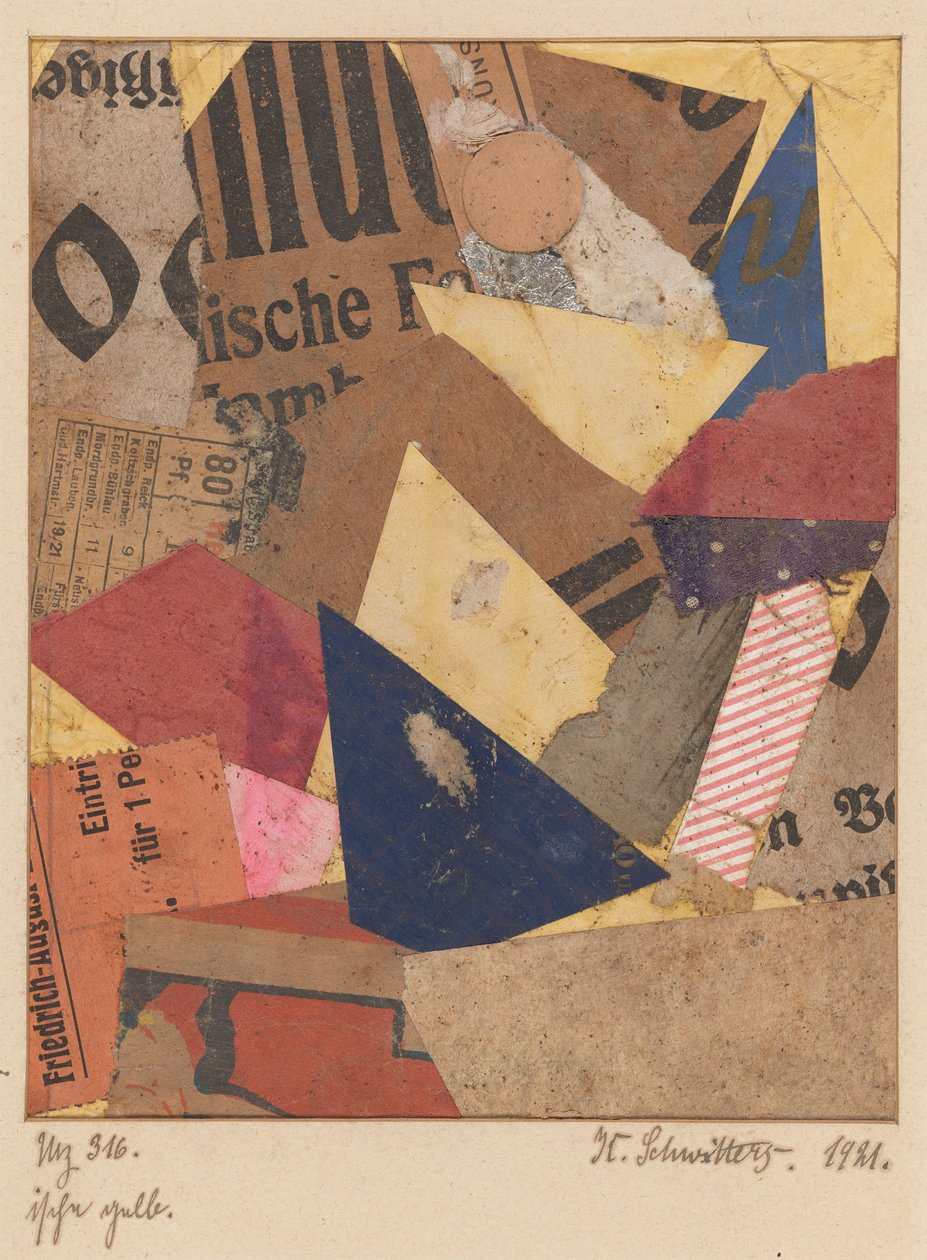 Mz 316 ische Yellow (Mz 316 ische Yellow) tekijältä Kurt Schwitters