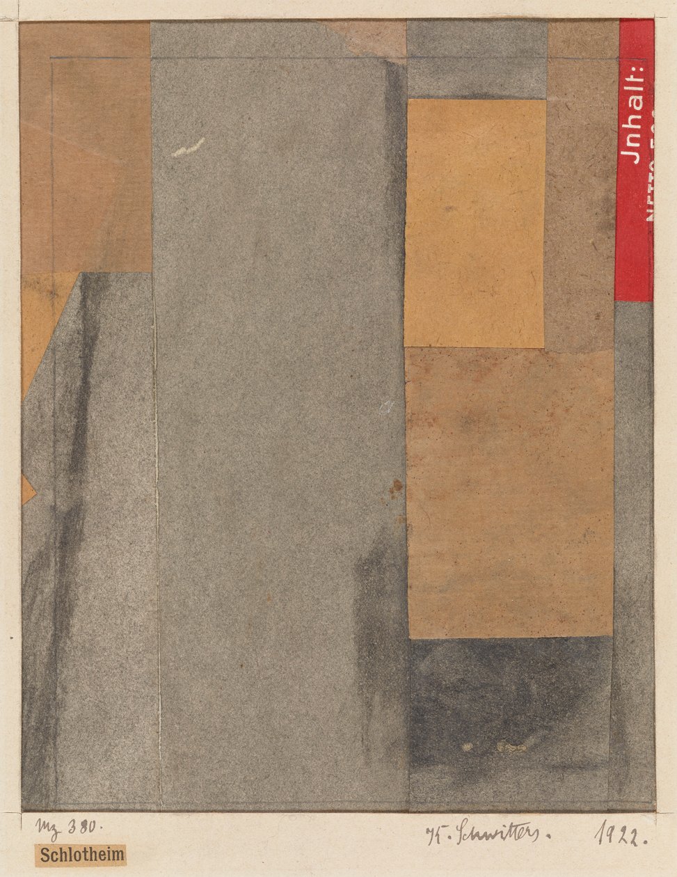 Mz 380. Schlotheim tekijältä Kurt Schwitters