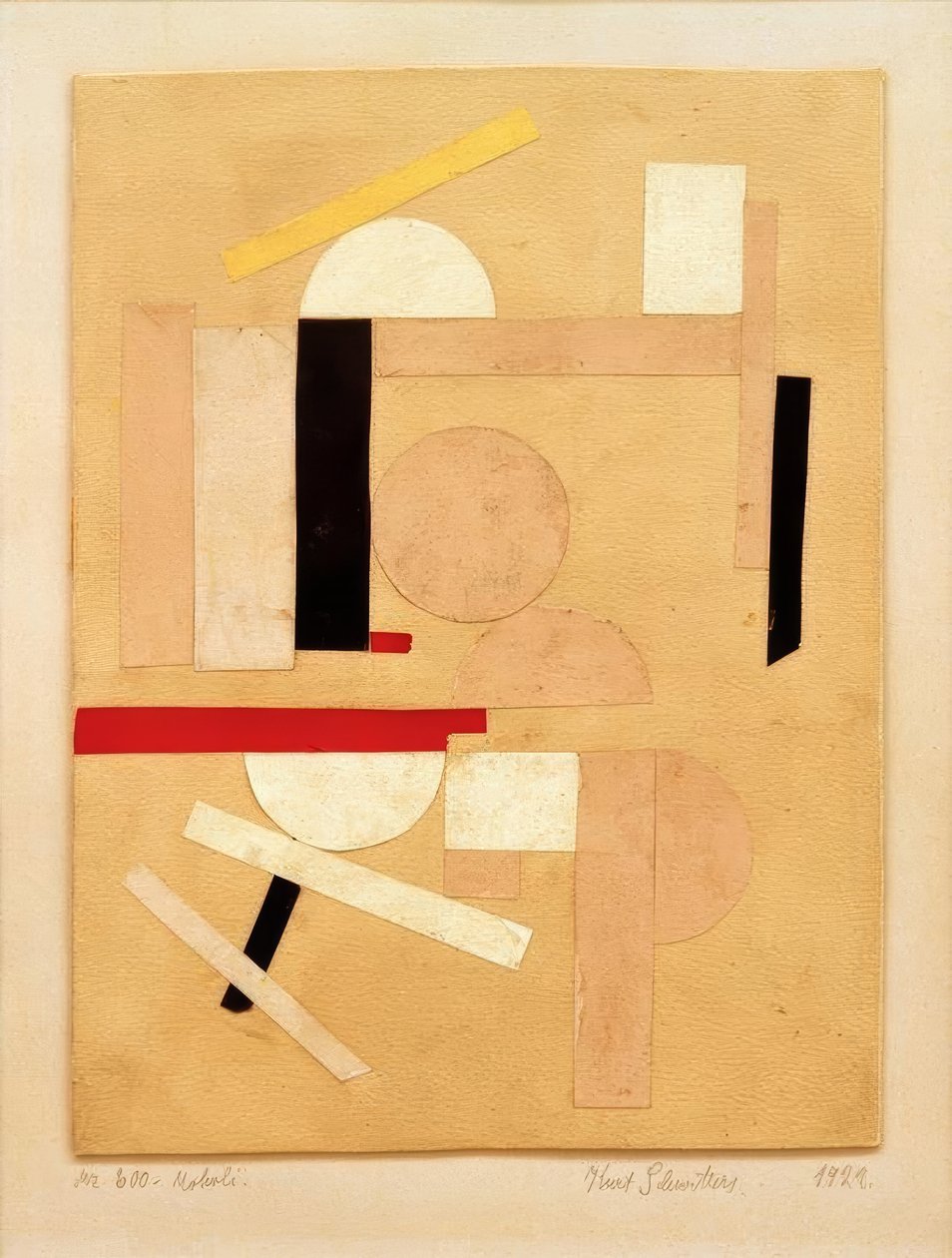 Mz. 600. Moholy. tekijältä Kurt Schwitters