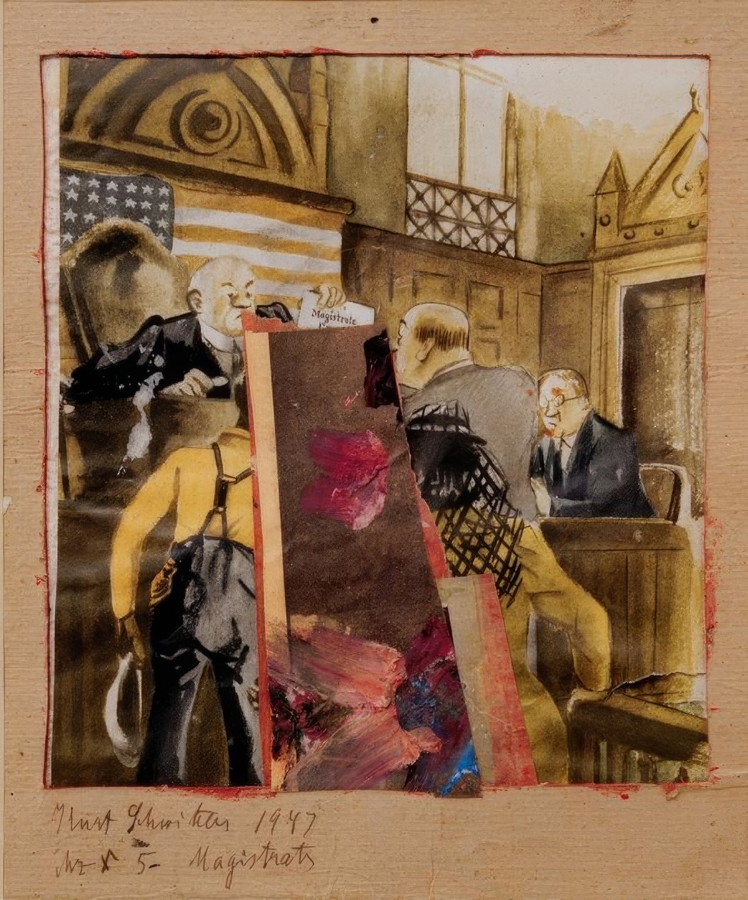 Mz X 5 Magistrats tekijältä Kurt Schwitters