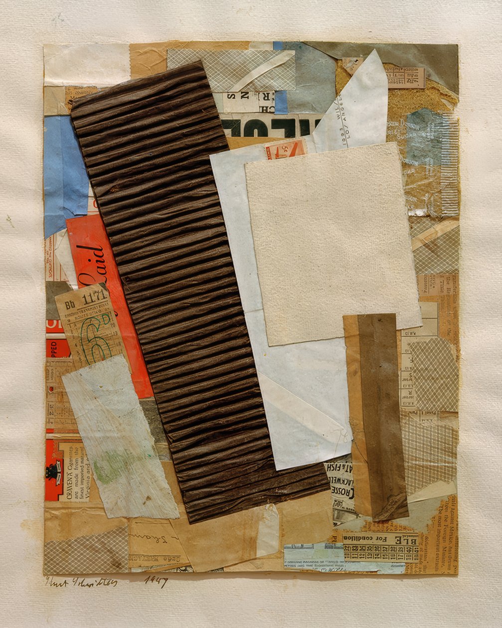 Nimetön (6 D) tekijältä Kurt Schwitters