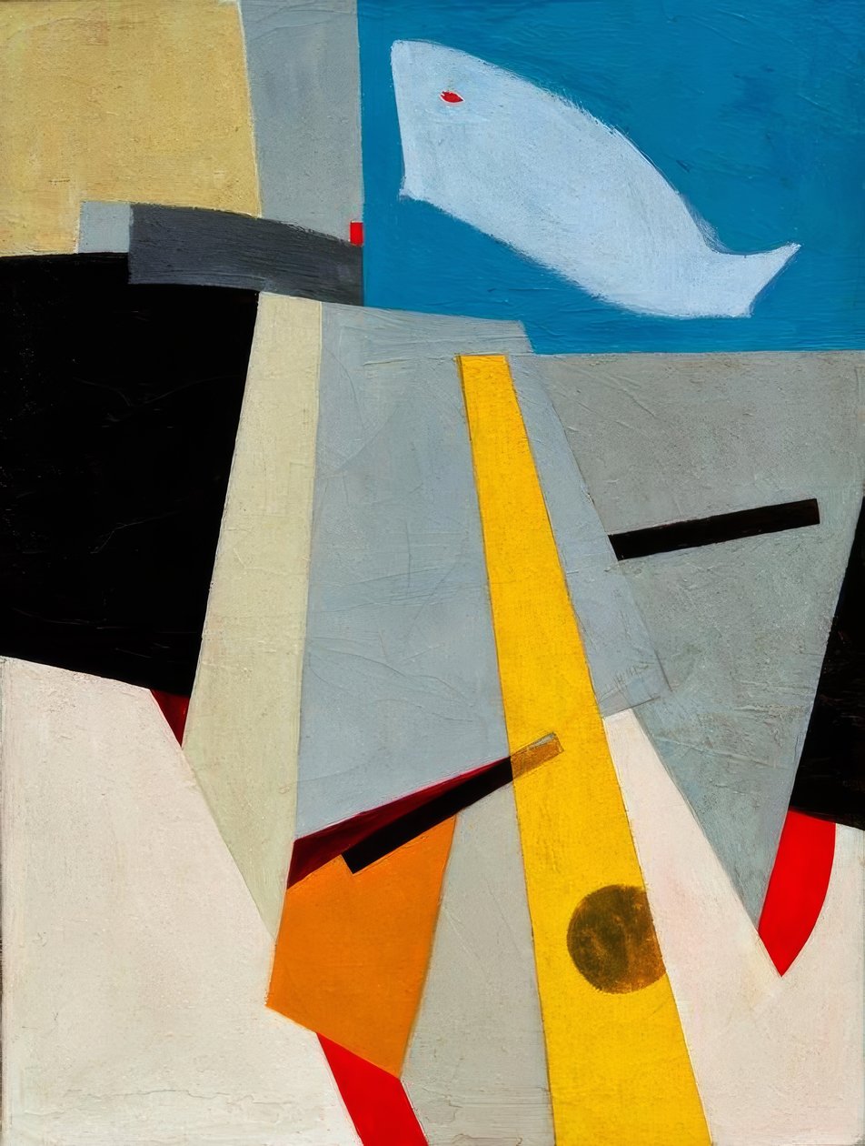 Nimetön (kuvassa valas) tekijältä Kurt Schwitters