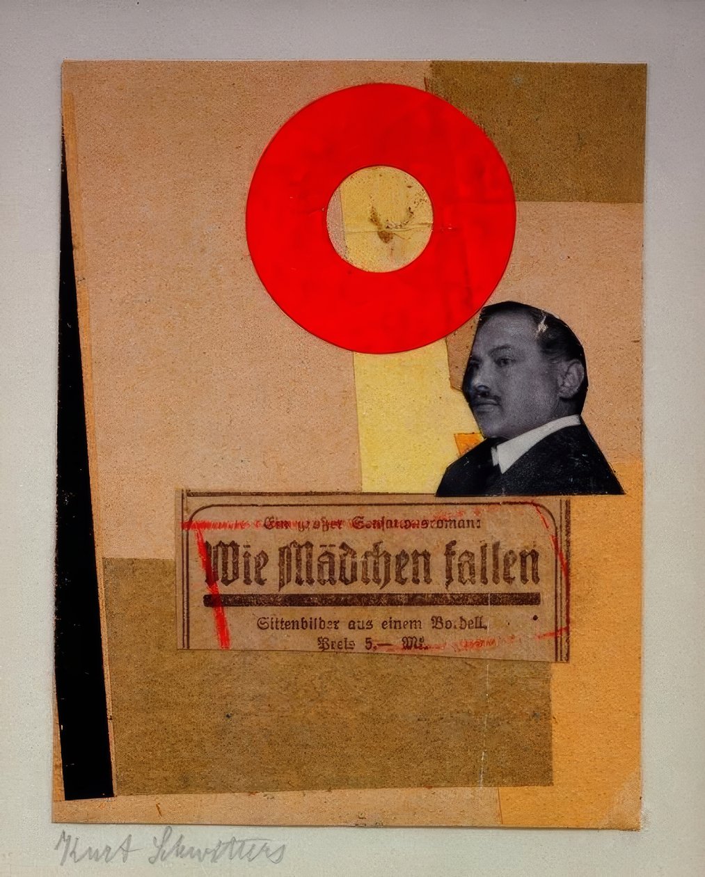 Nimetön (How Girls Fall) tekijältä Kurt Schwitters