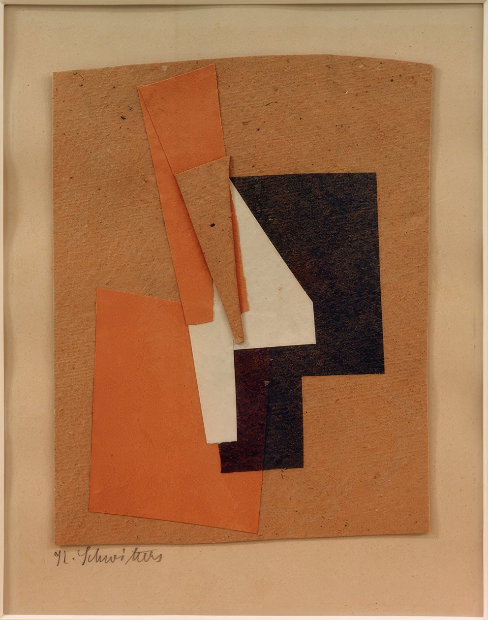 Nimetön (harmaa, sininen, punainen, valkoinen) tekijältä Kurt Schwitters