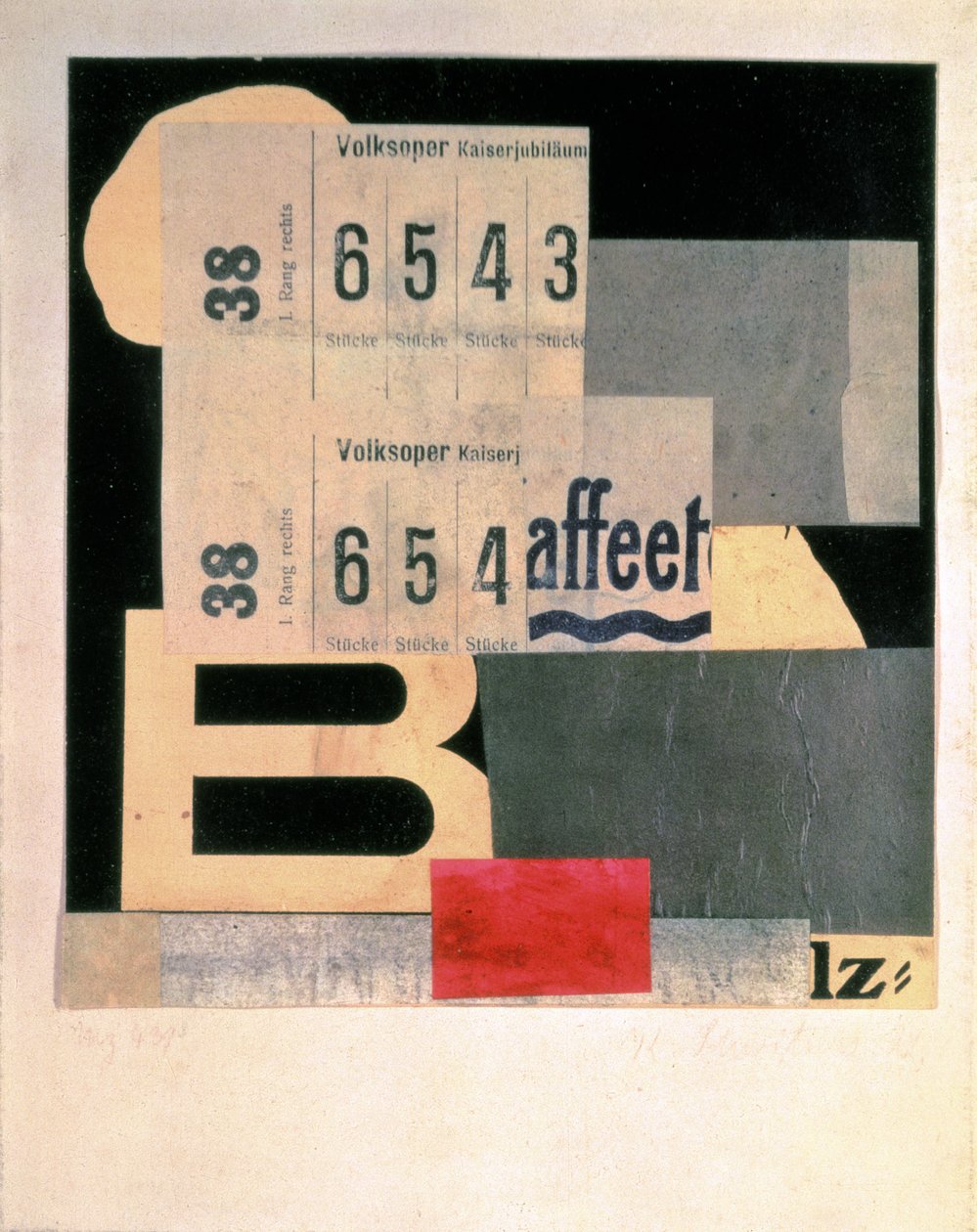 Tuntematon kuva tekijältä Kurt Schwitters