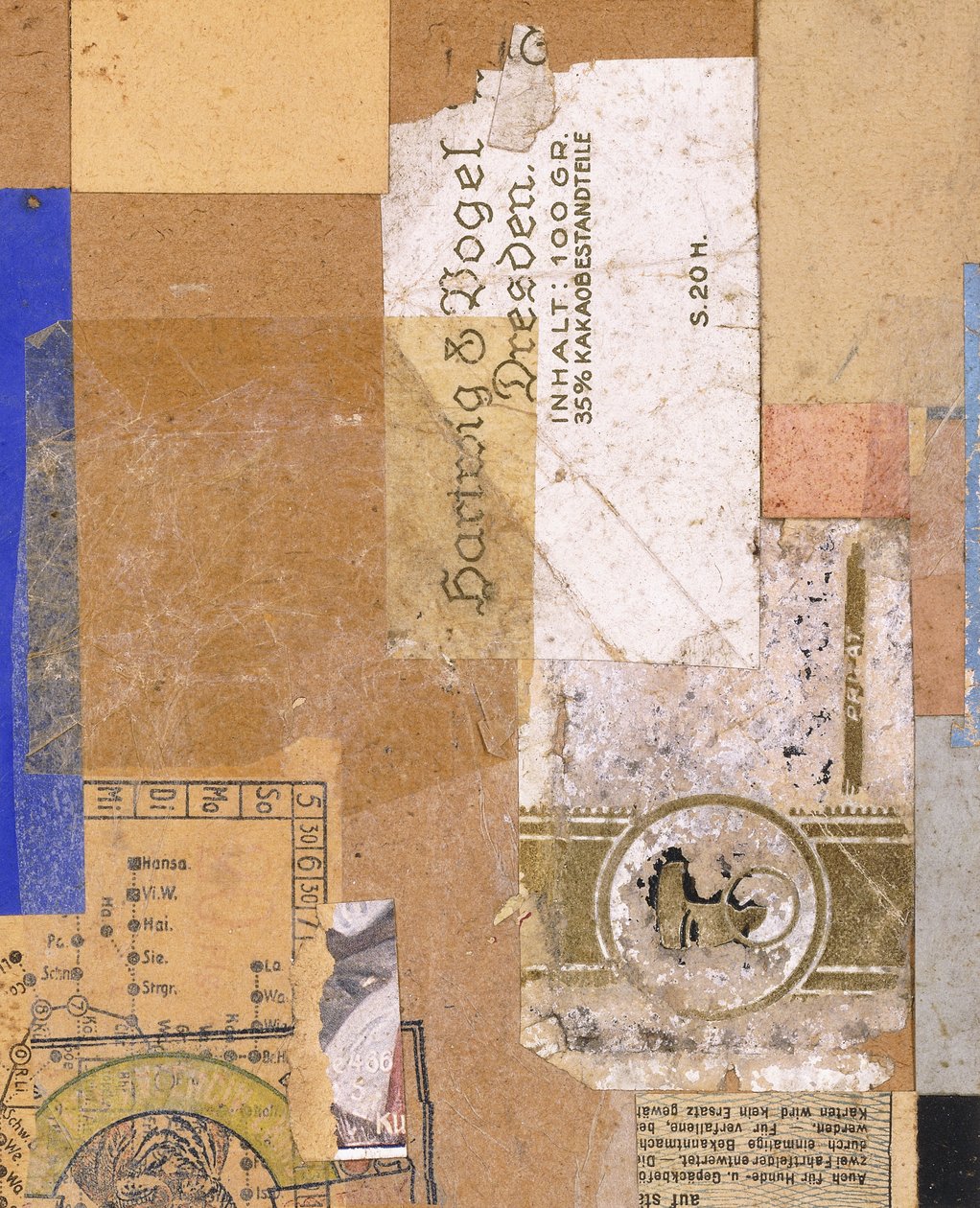 Nimetön, 1926 tekijältä Kurt Schwitters