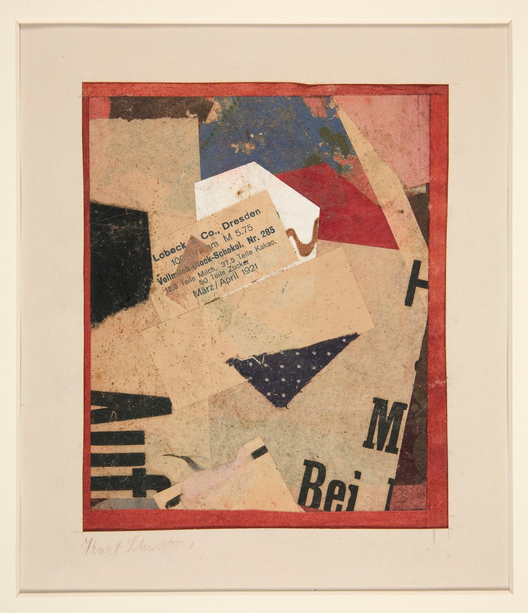 Nimetön [Lobeck & Co., Dresden] tekijältä Kurt Schwitters