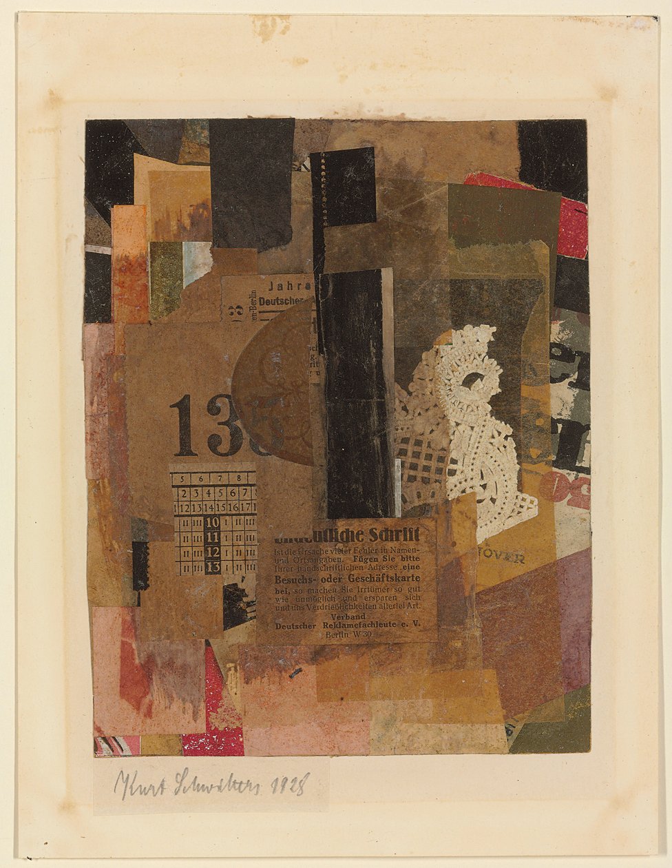 Nimetön; Nimetön, 1928 tekijältä Kurt Schwitters