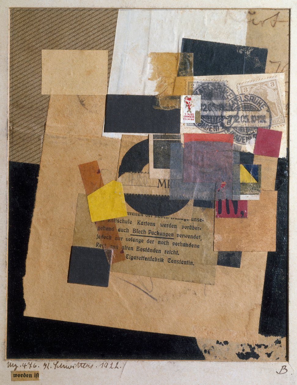 On ollut (kollaasi tekijältä Kurt Schwitters