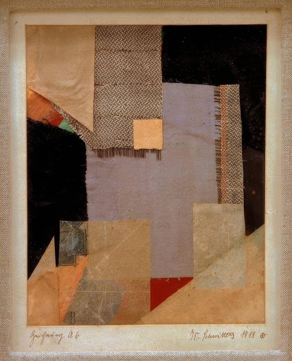 Piirustus A 6 tekijältä Kurt Schwitters