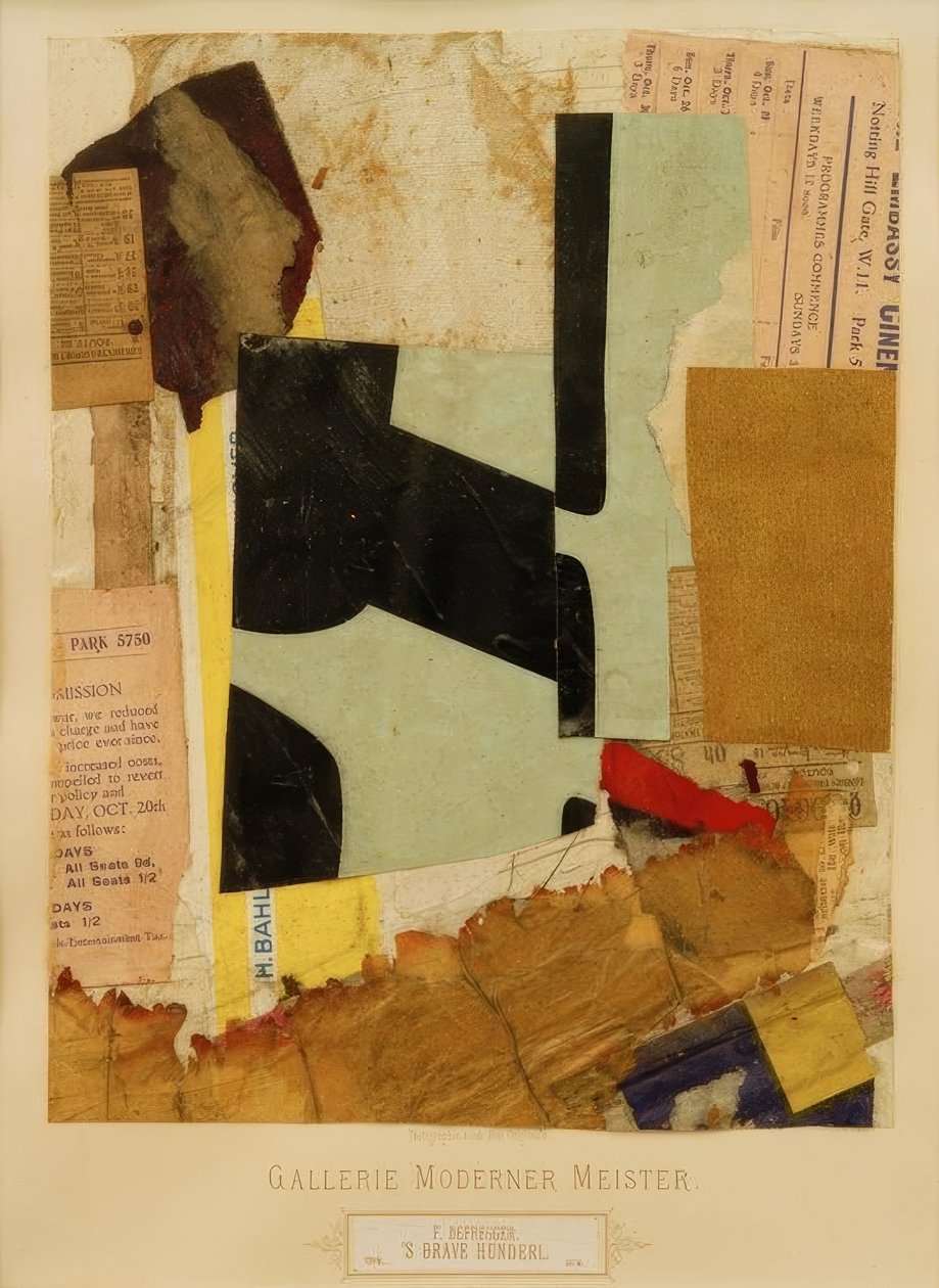 on rohkea Hunderl tekijältä Kurt Schwitters