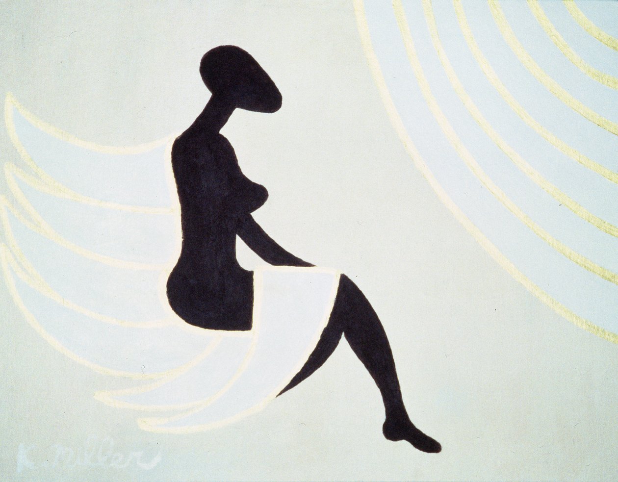 Lady Angel, 2005 (akryyli kankaalle) tekijältä Kurtis L. Miller