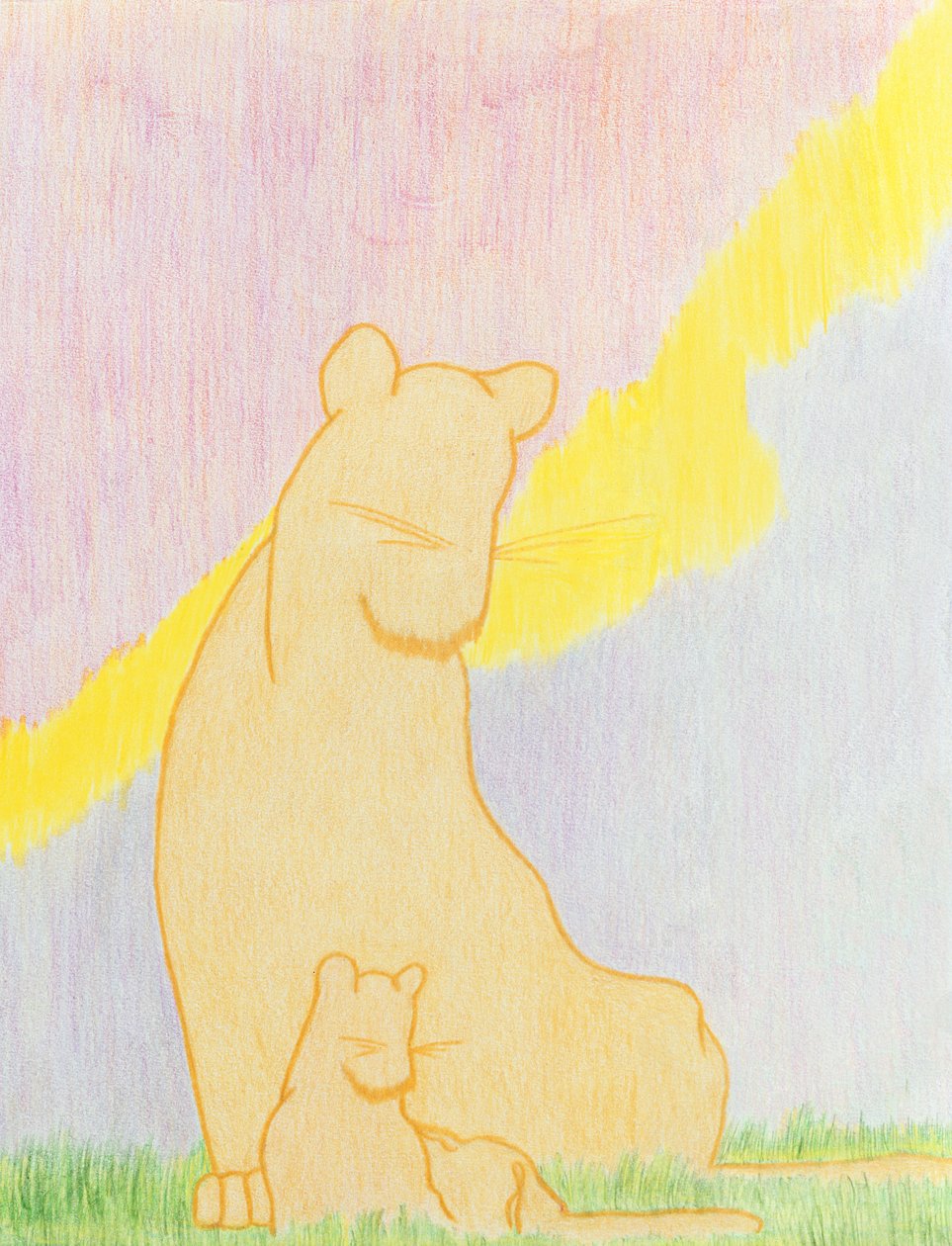 Two of a Kind, 2006 (värikynä paperille) tekijältä Kurtis L. Miller