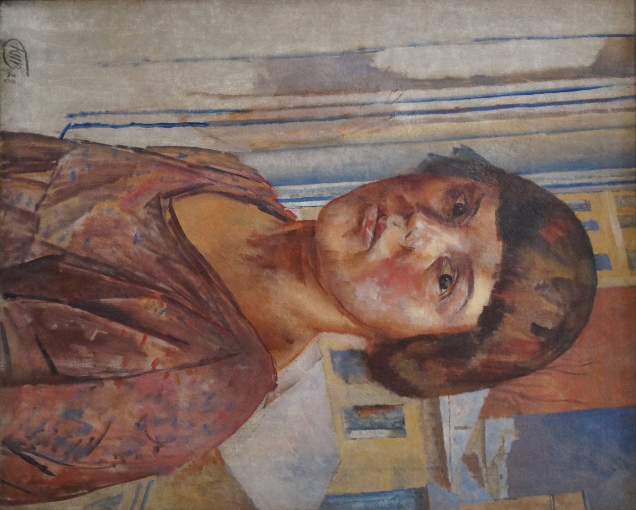 Irina Mstislavskyn muotokuva (1928) tekijältä Kuzma Petrov Vodkin