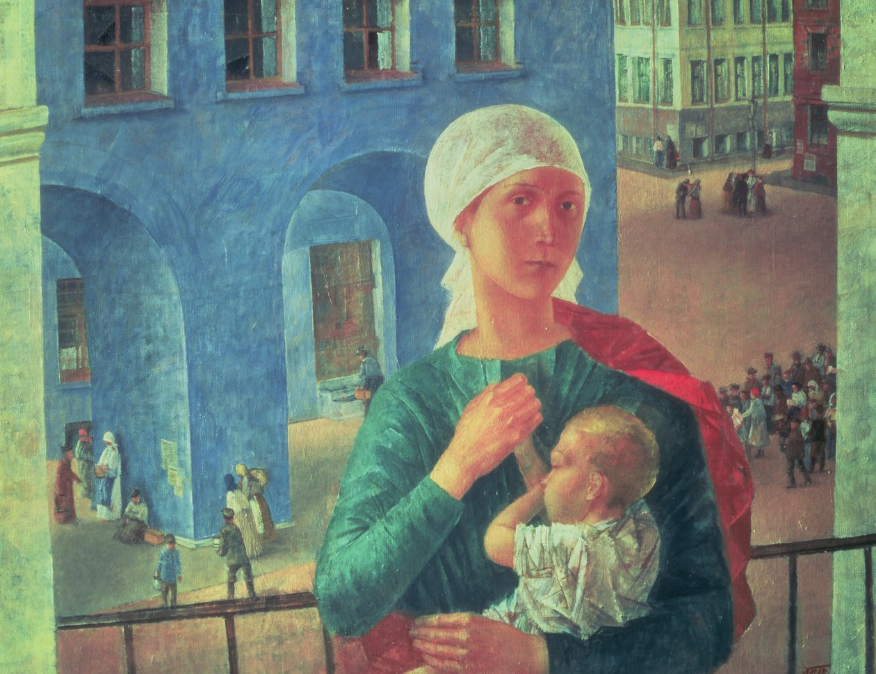 1918 Petrogradissa, 1920 tekijältä Kuzma Sergeevich Petrov Vodkin