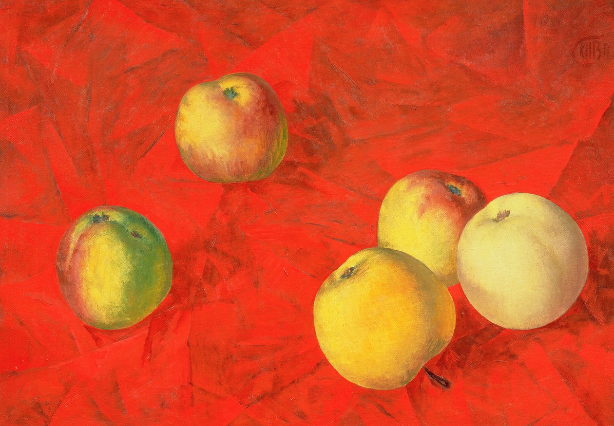 Omenat, 1917 tekijältä Kuzma Sergeevich Petrov Vodkin