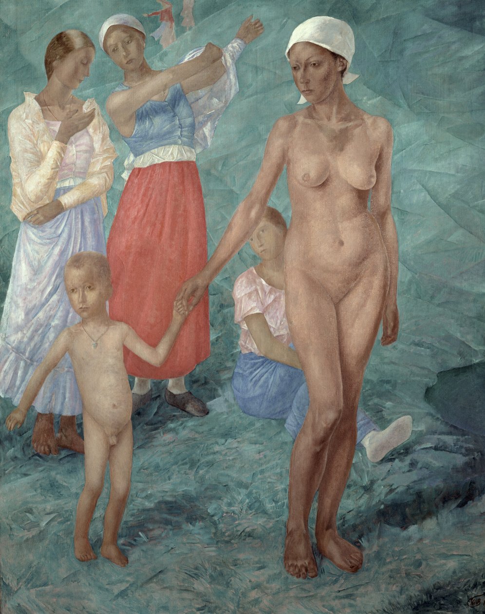 Aamu, 1917 tekijältä Kuzma Sergeevich Petrov Vodkin