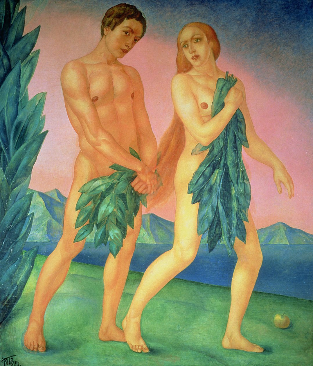 Karkotus paratiisista, 1911 tekijältä Kuzma Sergeevich Petrov Vodkin