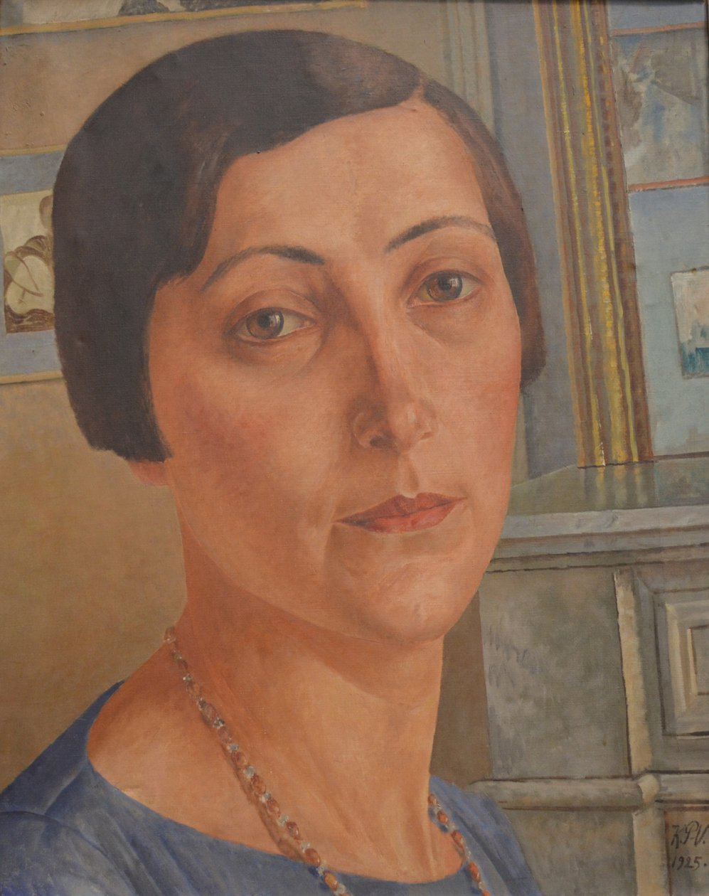 Muotokuva Salomea Nikolajevna Andronikovasta 1888-1982. tekijältä Kuzma Sergeevich Petrov Vodkin