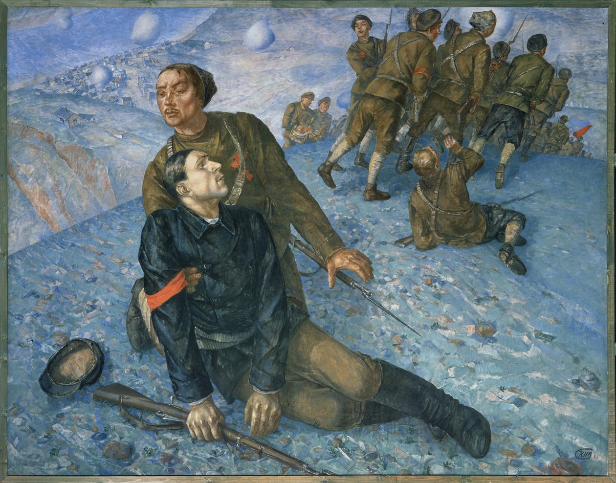 Komissaarin kuolema tekijältä Kuzma Sergeevich Petrov Vodkin