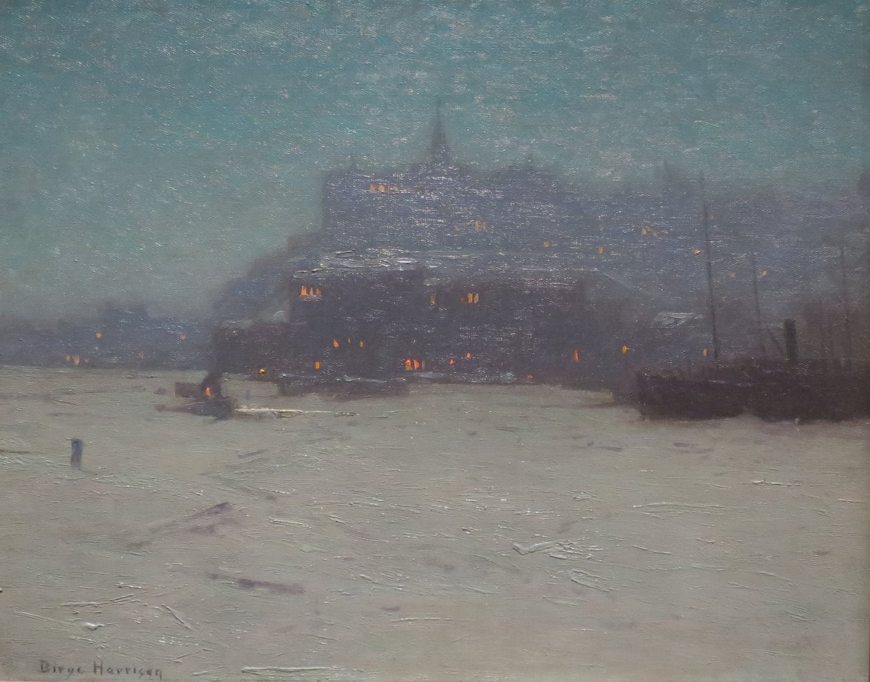 Quebec satamasta, c. 1910, High Museum.JPG tekijältä Lowell Birge Harrison