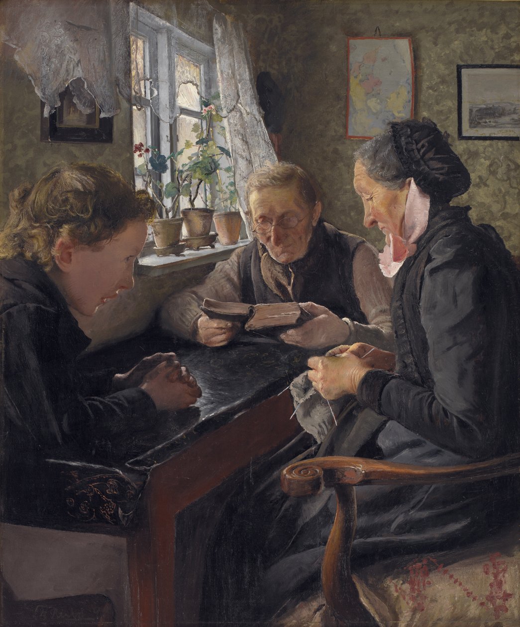 Lapsi vierailee isovanhempiensa luona sunnuntaina tekijältä Laurits Andersen Ring