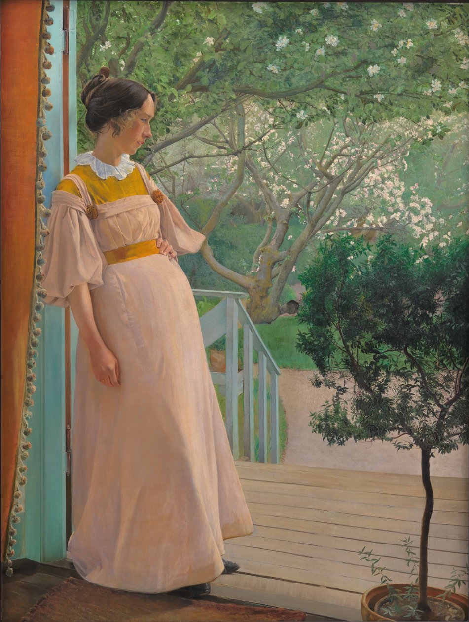 Ranskalaisessa Windowsissa. Taiteilijan vaimo tekijältä Laurits Andersen Ring
