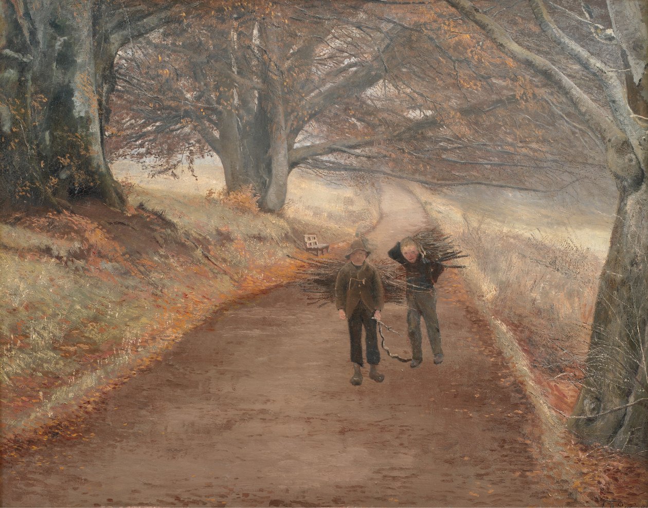 Kävelypolku lähellä Herlufsholmia, Seelanti tekijältä Laurits Andersen Ring