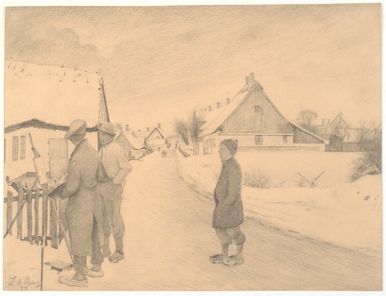 Taidemaalari kylässä tekijältä Laurits Andersen Ring