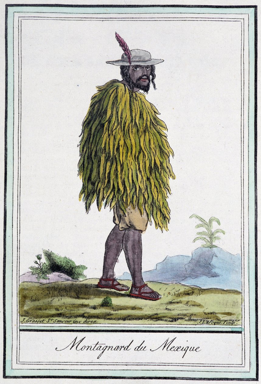 Montagnard of Mexico - julkaisussa "" Encyclopedia of Travels"", kirjoittanut J. Grasset St Sauveur, toim. Pariisi tekijältä L.F. Labrousse