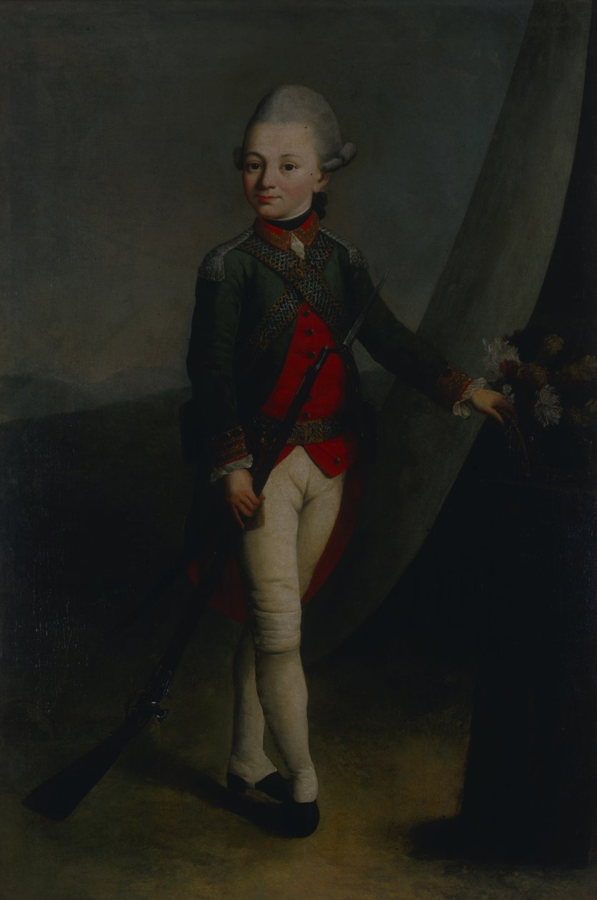 Pjotr Aleksejevitš Turchaninovin muotokuva 1769-1815, 1777 tekijältä L.S. Stanishchevsky