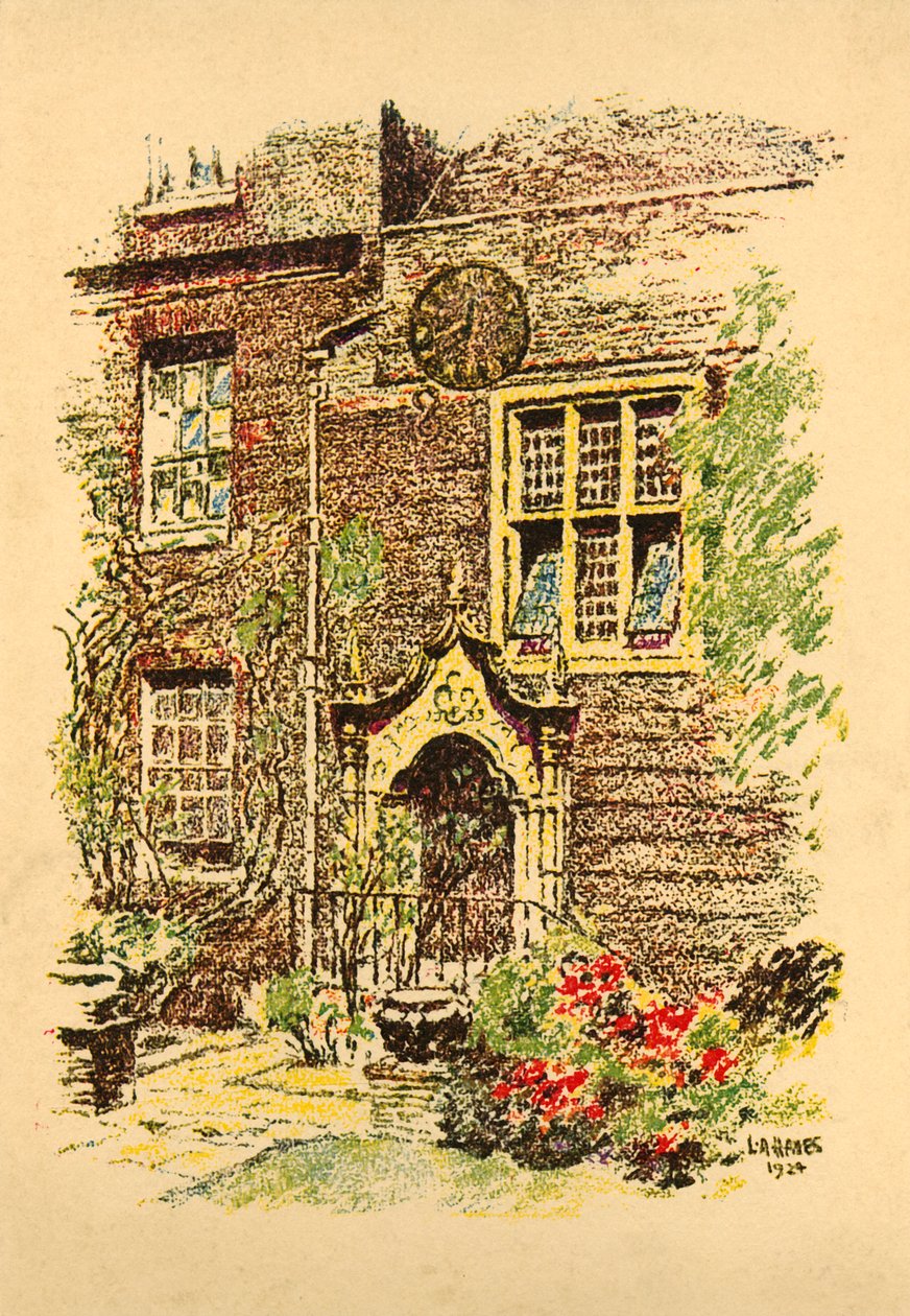 Staple Inn, Lontoo, 1924. tekijältä L. A. Hayes