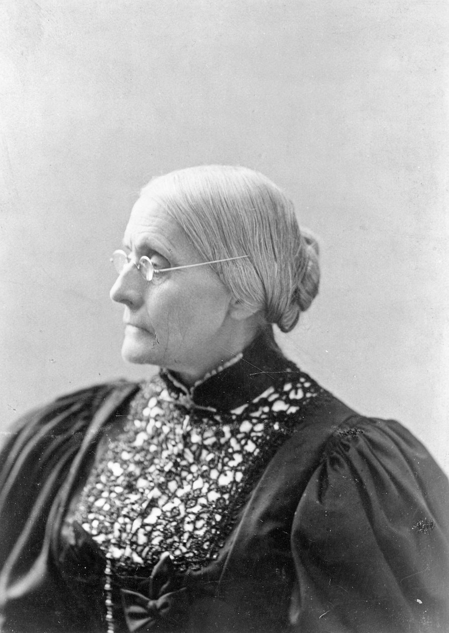 Susan Brownell Anthony (1820-1906) n.1890-1906 tekijältä L. Condon