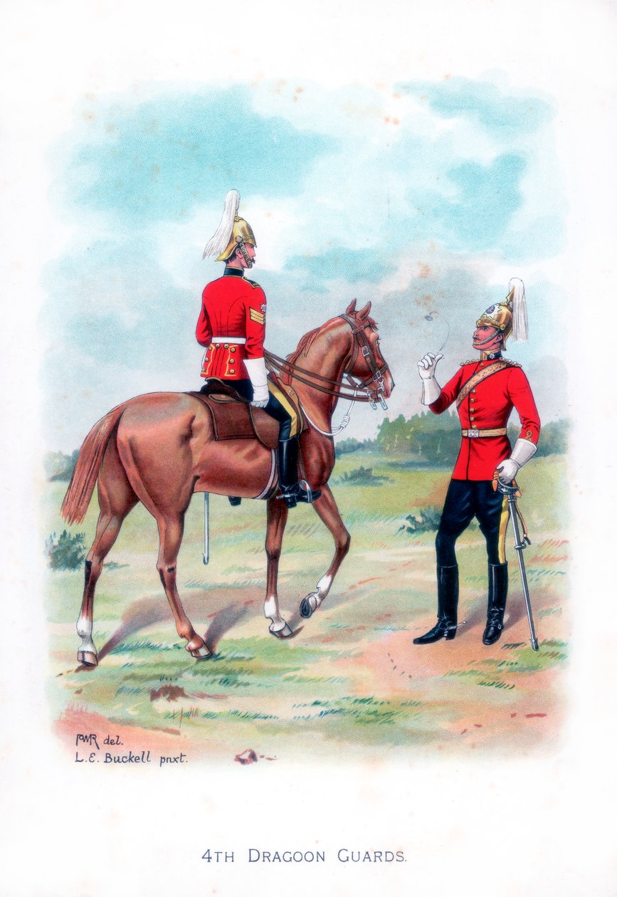 4th Dragon Guards, 1915. tekijältä L. E. Buckell
